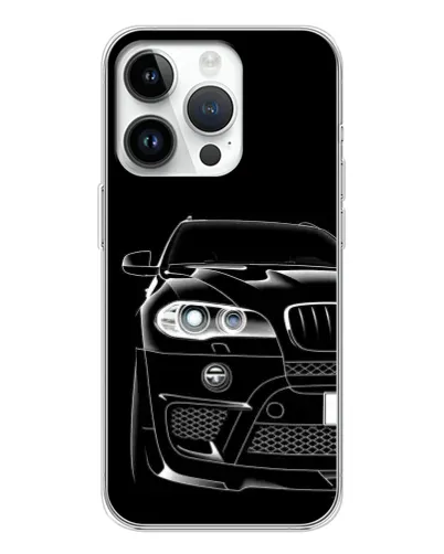 Чехол для Huawei Honor X7d с картинкой «Темный силуэт BMW» Чехол для Huawei Honor X7d с картинкой «Темный силуэт BMW»