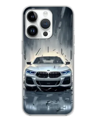 Чехол для Huawei Honor X7d с картинкой «BMW в свете фар» Чехол для Huawei Honor X7d с картинкой «BMW в свете фар»