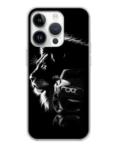 Чехол для Huawei Honor X7d с картинкой «BMW и лев» Чехол для Huawei Honor X7d с картинкой «BMW и лев»