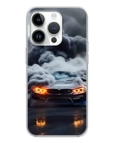 Чехол для Huawei Honor X7d с картинкой «BMW в дыму» Чехол для Huawei Honor X7d с картинкой «BMW в дыму»