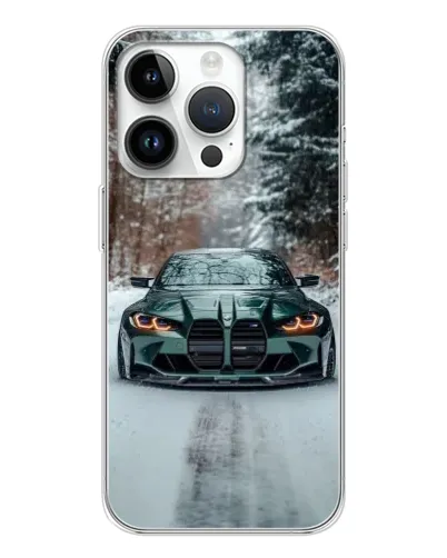 Чехол для Huawei Honor X7d с картинкой «BMW в зимнем лесу» Чехол для Huawei Honor X7d с картинкой «BMW в зимнем лесу»