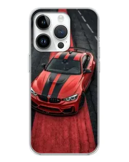 Чехол для Huawei Honor X7d с картинкой «BMW на красной дорожке»