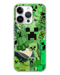 Чохол для Huawei Honor X7d з картинкою «Кріпери Minecraft»