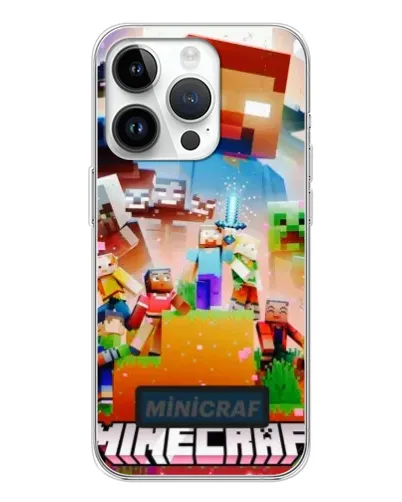 Чехол для Huawei Honor X7d с картинкой «Minecraft герои игры»