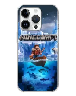 Чохол для Huawei Honor X7d з картинкою «Minecraft льодянийсвіт»