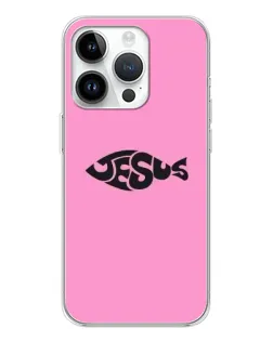 Чехол для Huawei Honor X7d с картинкой «Розовый символ  Jesus»