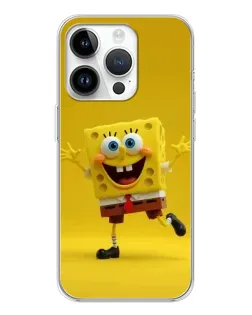 Чехол для Huawei Honor X7d с картинкой «Позитивный Губка Боб»