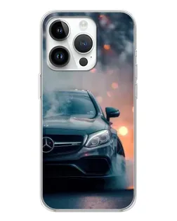 Чехол для Huawei Honor X7d с картинкой «Mercedes — ночной город» Чехол для Huawei Honor X7d с картинкой «Mercedes — ночной город»