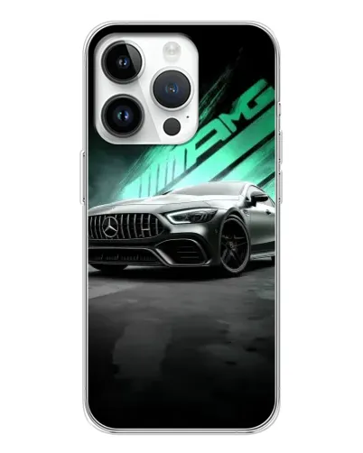 Чехол для Huawei Honor X7d с картинкой «Темный Mercedes AMG»
