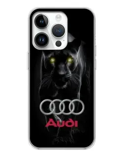 Чехол для Huawei Honor X7d с картинкой «Пантера и Audi»