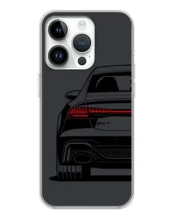 Чехол для Huawei Honor X7d с картинкой «Задняя часть Audi — арт»
