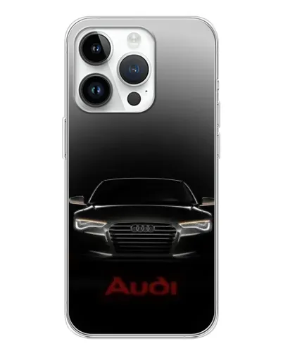 Чехол для Huawei Honor X7d с картинкой «Audi — градиентный контур»