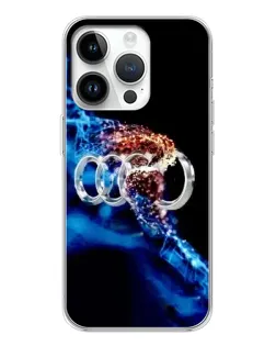 Чехол для Huawei Honor X7d с картинкой «Энергия лого Audi»