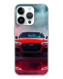 Чехол для Huawei Honor X7d с картинкой «Audi RS — красный стиль»