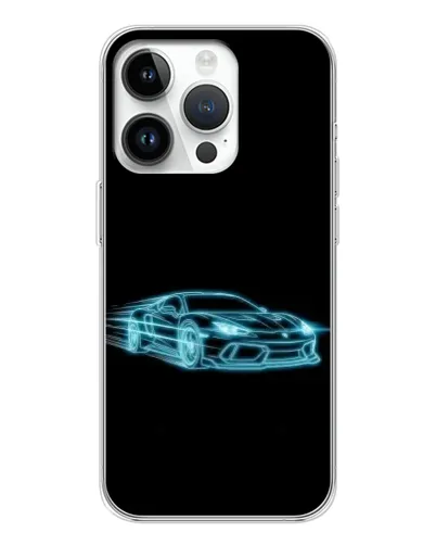 Чехол для Huawei Honor X7d с картинкой «Неоновый контур Lamborghini» Чехол для Huawei Honor X7d с картинкой «Неоновый контур Lamborghini»