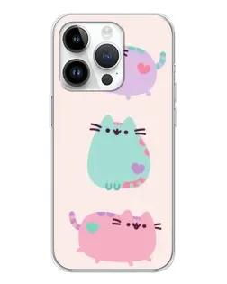 Чохол для Huawei Honor X7d з картинкою «Pusheen тріо» Чохол для Huawei Honor X7d з картинкою «Pusheen тріо»