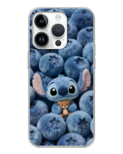 Чехол для Huawei Honor X7d с картинкой «Стич и голубика» Чехол для Huawei Honor X7d с картинкой «Стич и голубика»