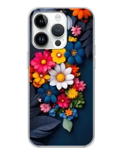Чехол для Huawei Honor X7d с картинкой «Цветочная феерия»