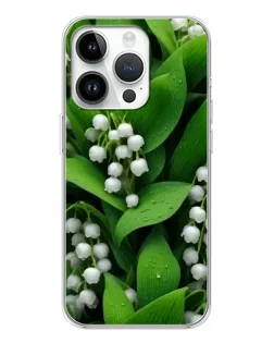 Чехол для Huawei Honor X7d с картинкой «Ландыши в зелени»
