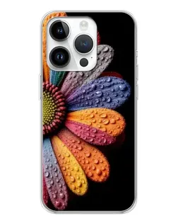 Чехол для Huawei Honor X7d с картинкой «Радужный цветок»