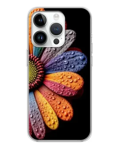 Чехол для Huawei Honor X7d с картинкой «Радужный цветок»