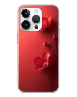 Чехол для Huawei Honor X7d с картинкой «Маковые соцветия»