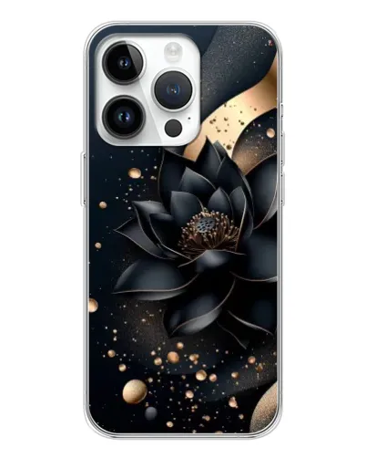 Чехол для Huawei Honor X7d с картинкой «Черный лотос»