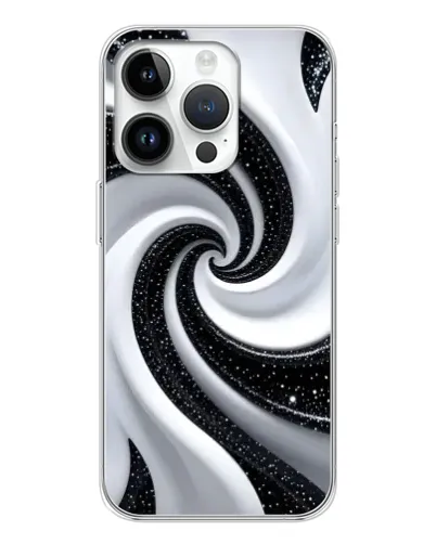 Чехол для Huawei Honor X7d с картинкой «Черно-белая спираль» Чехол для Huawei Honor X7d с картинкой «Черно-белая спираль»