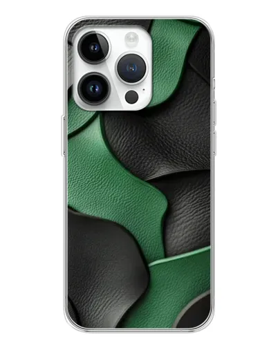 Чехол для Huawei Honor X7d с картинкой «Зеленые кожаные волны» Чехол для Huawei Honor X7d с картинкой «Зеленые кожаные волны»