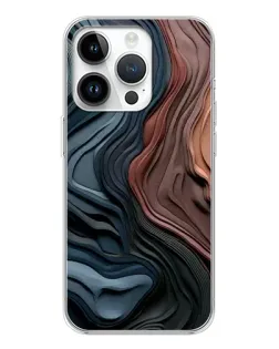 Чехол для Huawei Honor X7d с картинкой «Цветные волны каньона»