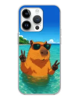 Чохол для Huawei Honor X7d з картинкою «Морська капібара»