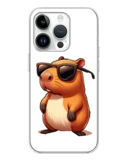 Чохол для Huawei Honor X7d з картинкою «Капібара в окулярах»