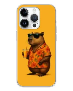 Чохол для Huawei Honor X7d з картинкою «Капібара на відпочинку»