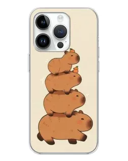 Чохол для Huawei Honor X7d з картинкою «Вежа з капібар»