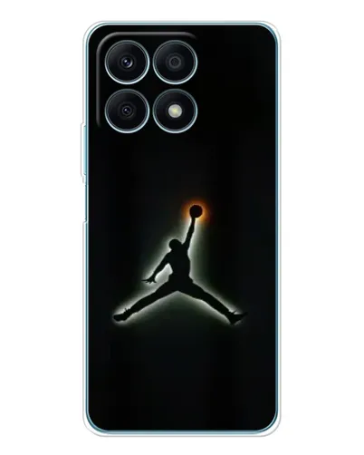 Чехол для Huawei Honor X8a с картинкой «Jordan Gradient Logo» Чехол для Huawei Honor X8a с картинкой «Jordan Gradient Logo»