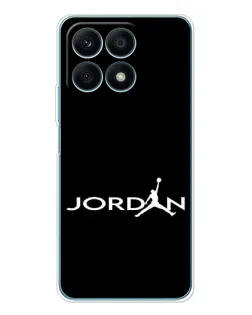 Чохол для Huawei Honor X8a з картинкою «Jordan White Logo» Чохол для Huawei Honor X8a з картинкою «Jordan White Logo»