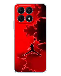 Чохол для Huawei Honor X8a з картинкою «Jordan Red Smoke» Чохол для Huawei Honor X8a з картинкою «Jordan Red Smoke»