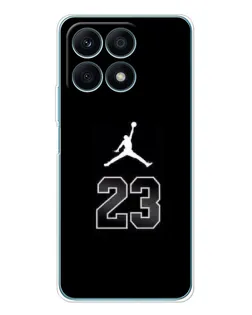 Чохол для Huawei Honor X8a з картинкою «Jordan Flight 23» Чохол для Huawei Honor X8a з картинкою «Jordan Flight 23»