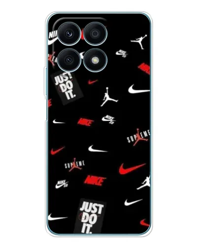 Чехол для Huawei Honor X8a с картинкой «Nike Mix Pattern» Чехол для Huawei Honor X8a с картинкой «Nike Mix Pattern»