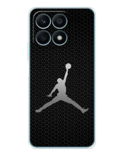 Чехол для Huawei Honor X8a с картинкой «Jordan Dark Carbon» Чехол для Huawei Honor X8a с картинкой «Jordan Dark Carbon»