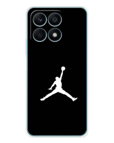 Чехол для Huawei Honor X8a с картинкой «Jordan Silhouette» Чехол для Huawei Honor X8a с картинкой «Jordan Silhouette»