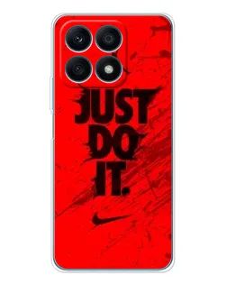 Чохол для Huawei Honor X8a з картинкою «Nike Just Do It» Чохол для Huawei Honor X8a з картинкою «Nike Just Do It»