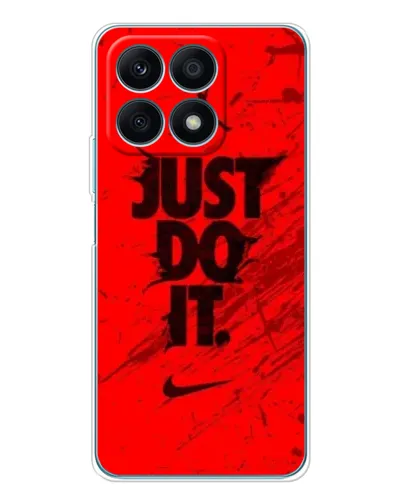 Чехол для Huawei Honor X8a с картинкой «Nike Just Do It» Чехол для Huawei Honor X8a с картинкой «Nike Just Do It»
