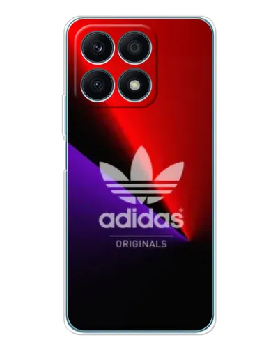 Чехол для Huawei Honor X8a с картинкой «Adidas Red Neon» Чехол для Huawei Honor X8a с картинкой «Adidas Red Neon»