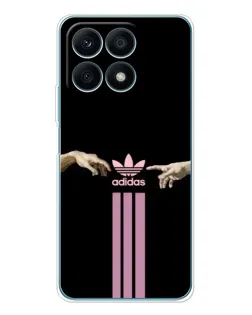 Чехол для Huawei Honor X8a с картинкой «Adidas Hands» Чехол для Huawei Honor X8a с картинкой «Adidas Hands»