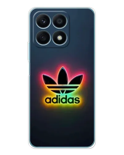 Чехол для Huawei Honor X8a с картинкой «Неоновый Adidas» Чехол для Huawei Honor X8a с картинкой «Неоновый Adidas»