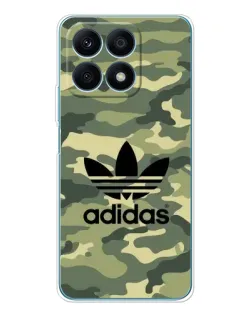 Чехол для Huawei Honor X8a с картинкой «Милитари стиль Adidas» Чехол для Huawei Honor X8a с картинкой «Милитари стиль Adidas»
