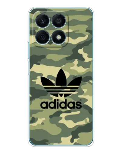 Чехол для Huawei Honor X8a с картинкой «Милитари стиль Adidas» Чехол для Huawei Honor X8a с картинкой «Милитари стиль Adidas»