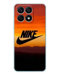 Чехол для Huawei Honor X8a с картинкой «Nike — вечерний горизонт»