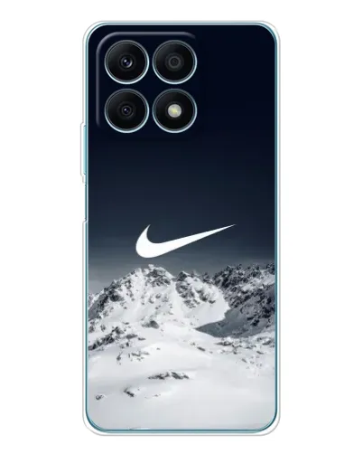 Чехол для Huawei Honor X8a с картинкой «Nike — зимние горы» Чехол для Huawei Honor X8a с картинкой «Nike — зимние горы»